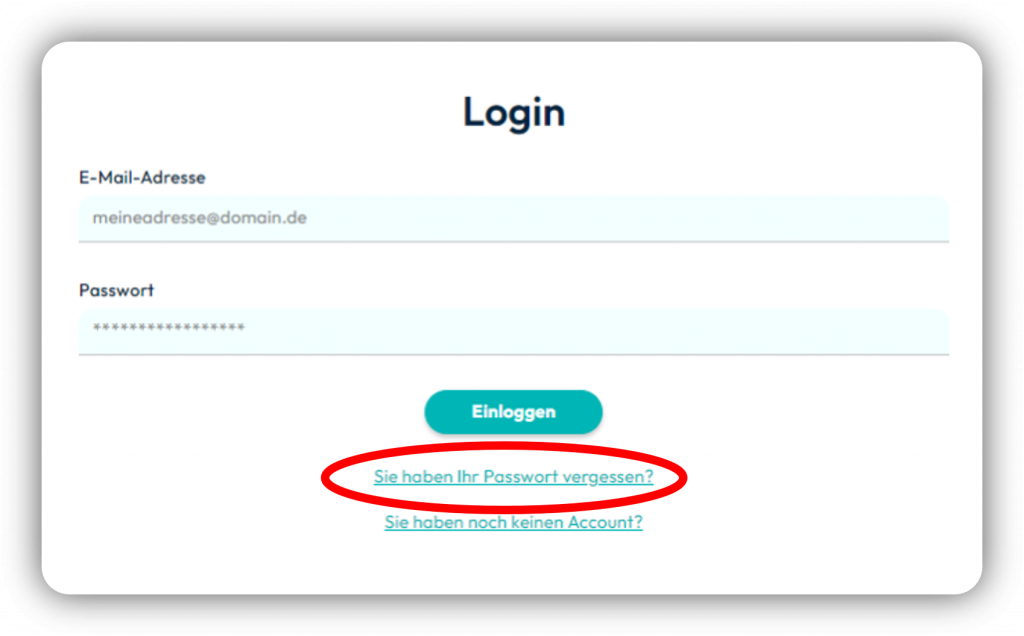 PW vergessen