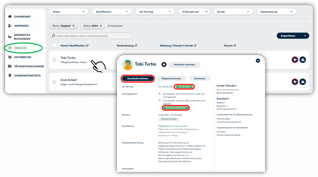 growth Einsatzinformation