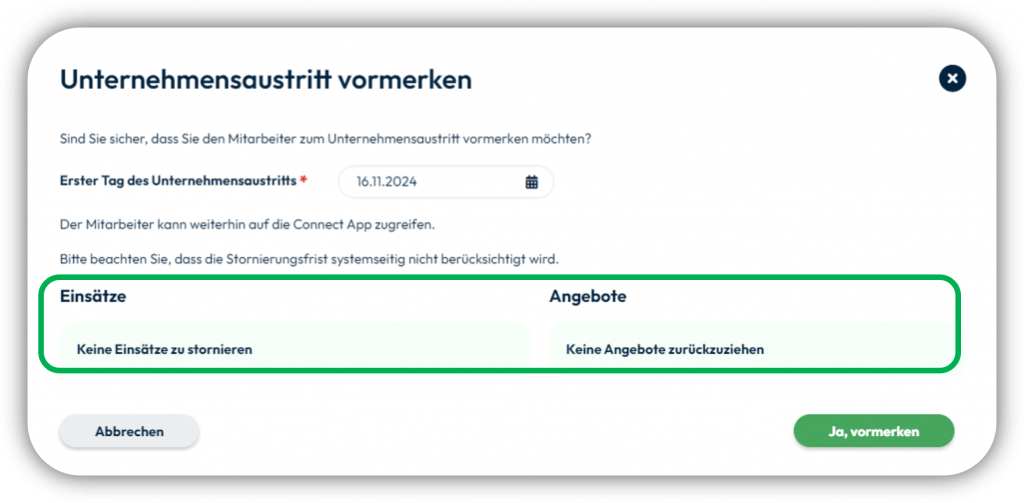 growth MA-Austritt smooth