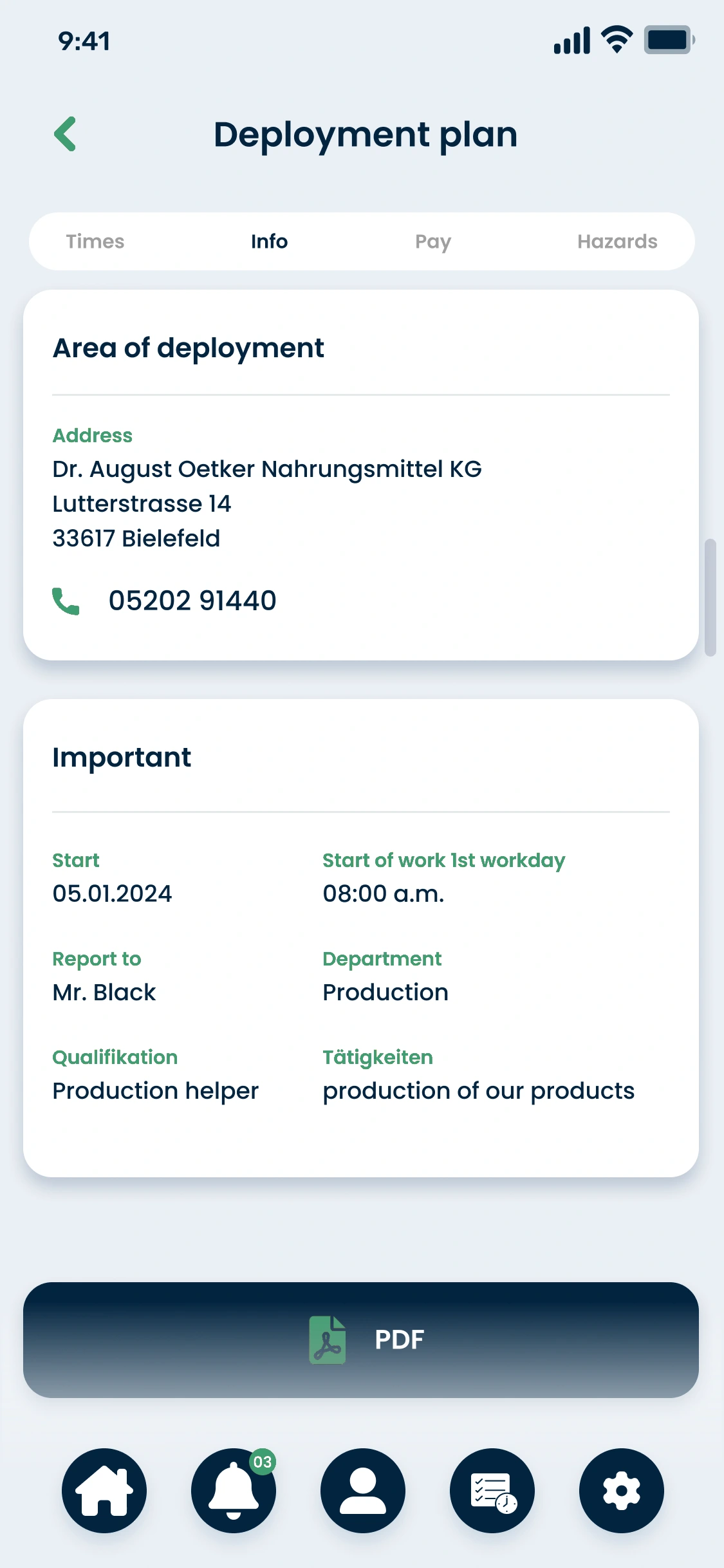 Alles in einer App – der komplette Funktionsumfang